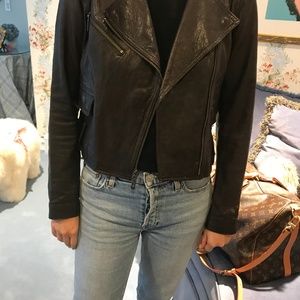 Vince leather Moto jacket